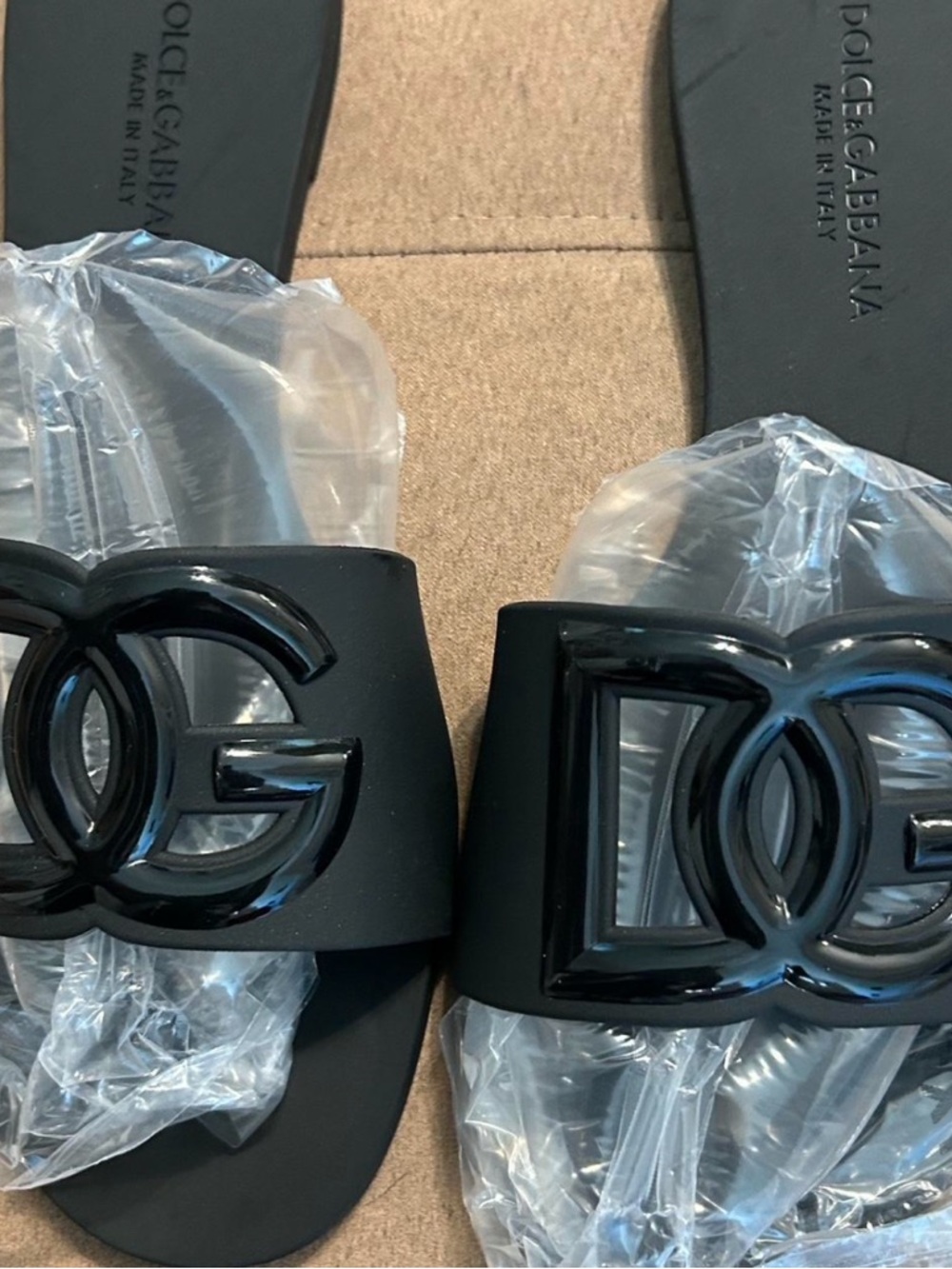 Dolce & Gabbana Black Sandals Size 9